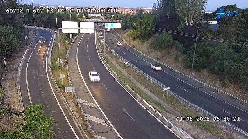 Madrid — M-607 km 12