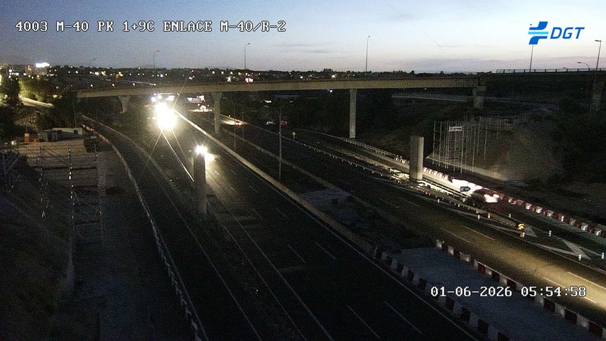 Madrid — M-40 km 2