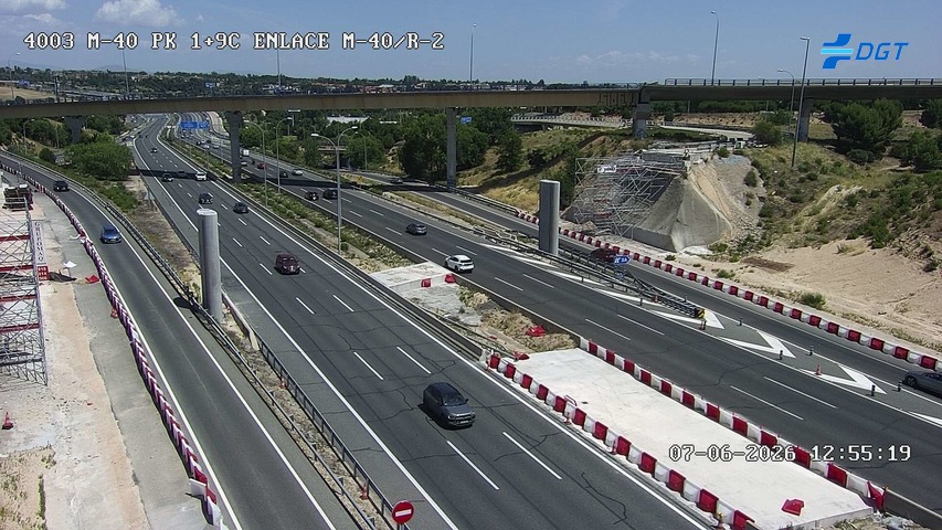 Madrid — M-40 km 2