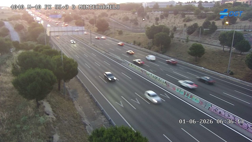 Madrid — M-40 km 56