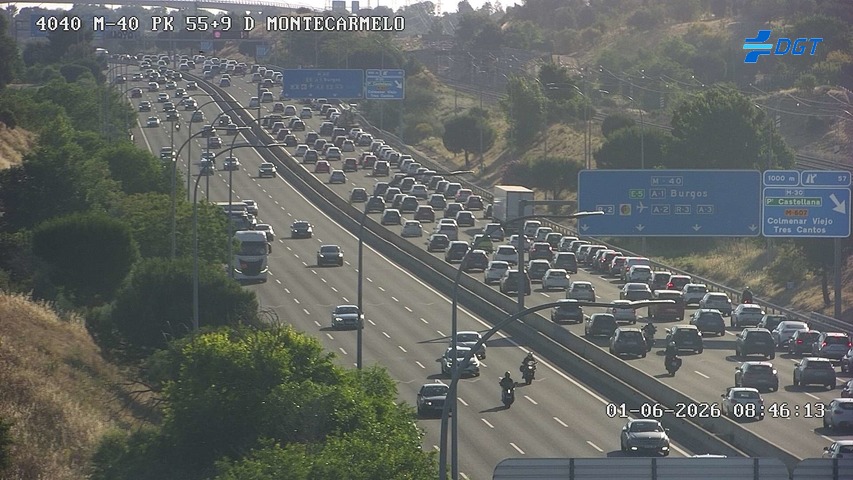 Madrid — M-40 km 56