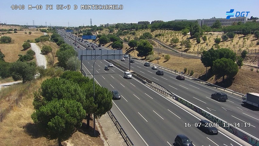 Madrid — M-40 km 56