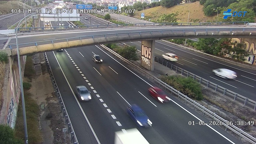 Madrid — M-40 km 60