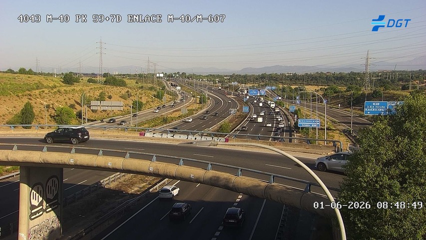 Madrid — M-40 km 60