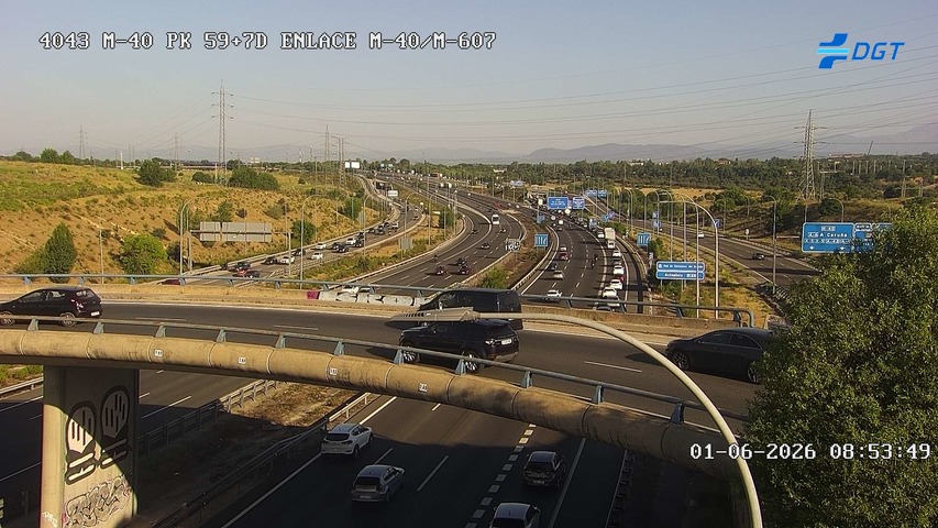 Madrid — M-40 km 60