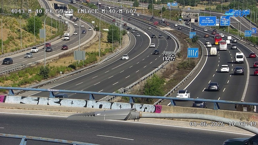 Madrid — M-40 km 60