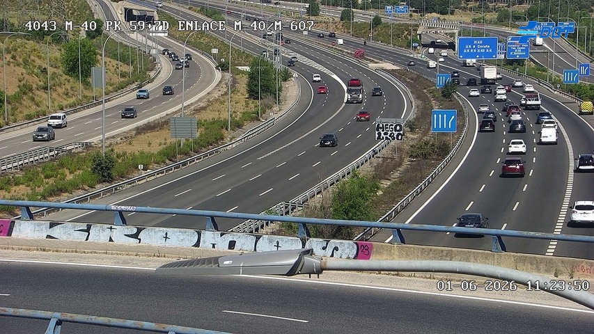 Madrid — M-40 km 60