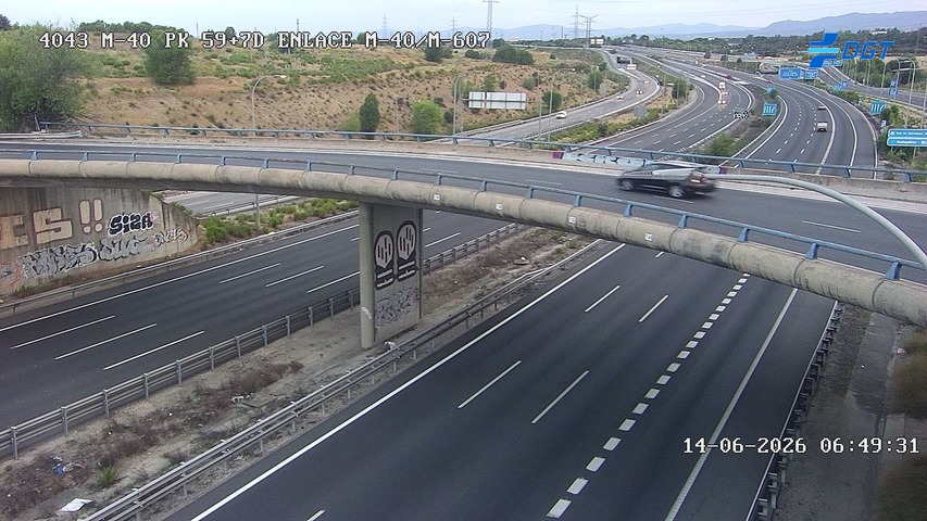 Madrid — M-40 km 60