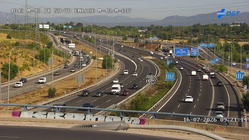 Madrid — M-40 km 60