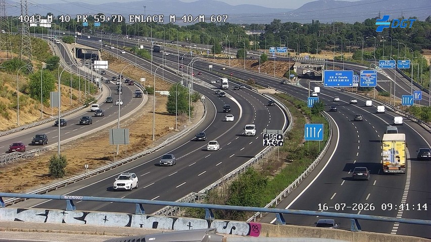 Madrid — M-40 km 60