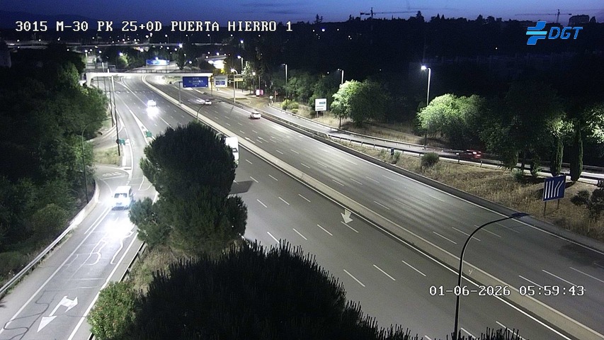 Madrid — M-40 km 25