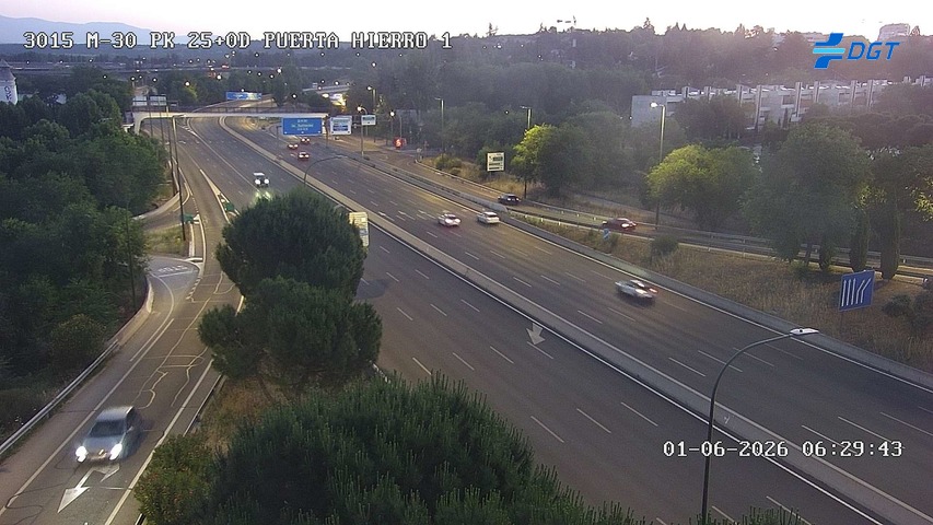 Madrid — M-40 km 25