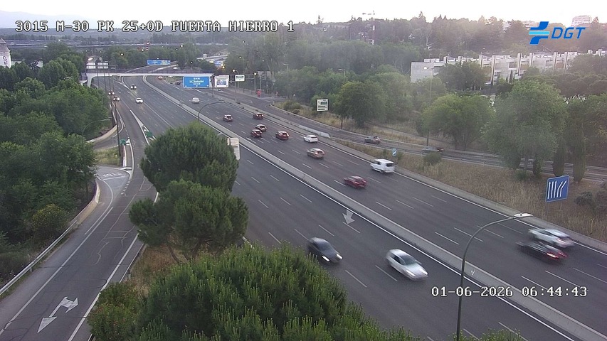 Madrid — M-40 km 25
