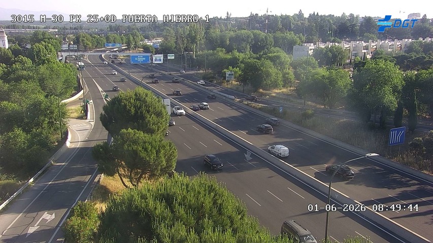 Madrid — M-40 km 25
