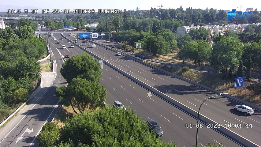 Madrid — M-40 km 25