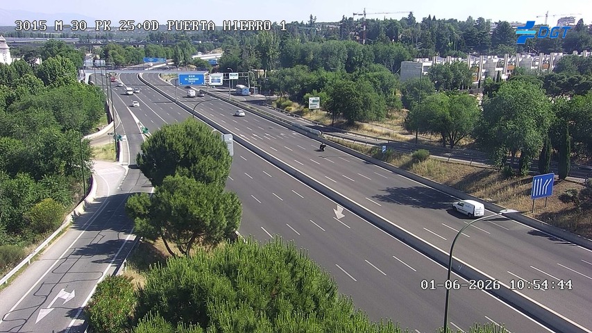 Madrid — M-40 km 25