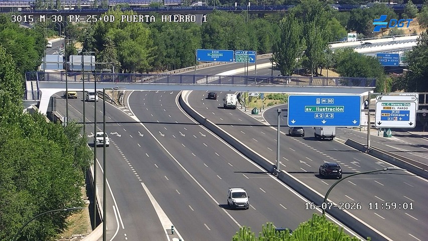 Madrid — M-40 km 25