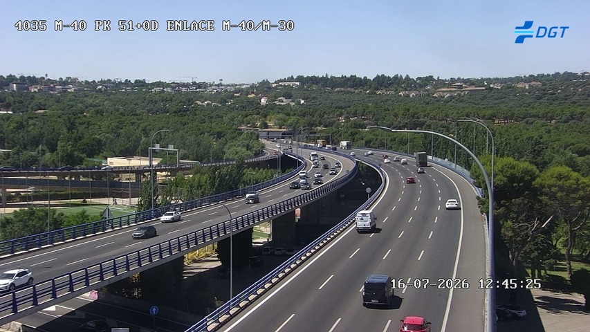 Madrid — M-40 km 51