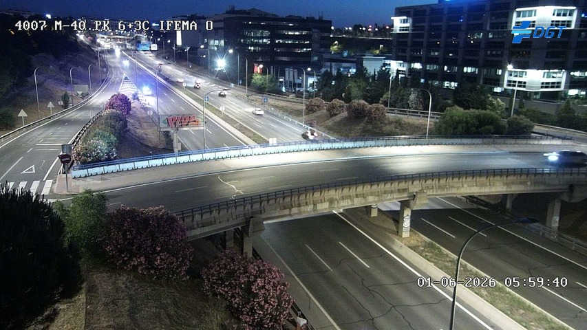 Madrid — M-40 km 6