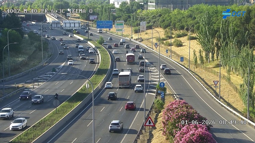 Madrid — M-40 km 6