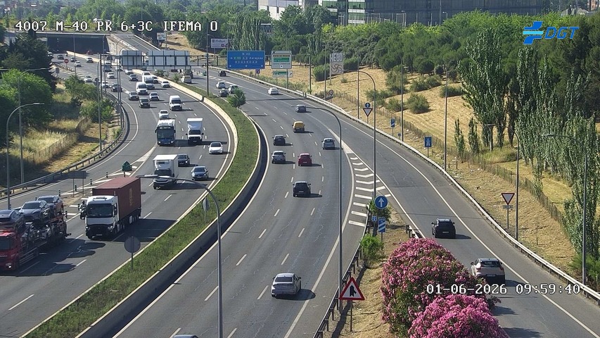 Madrid — M-40 km 6