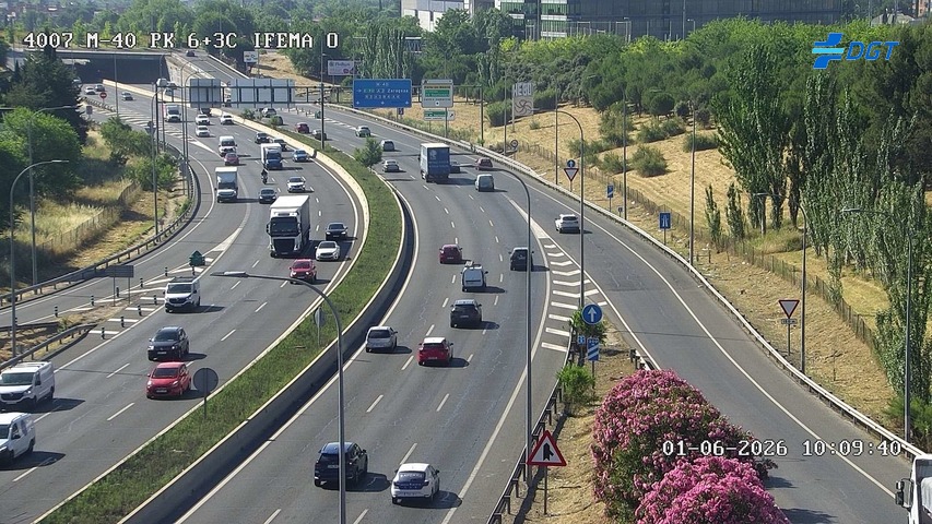 Madrid — M-40 km 6