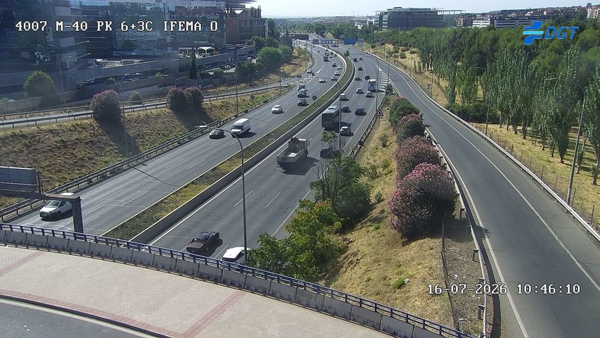 Madrid — M-40 km 6