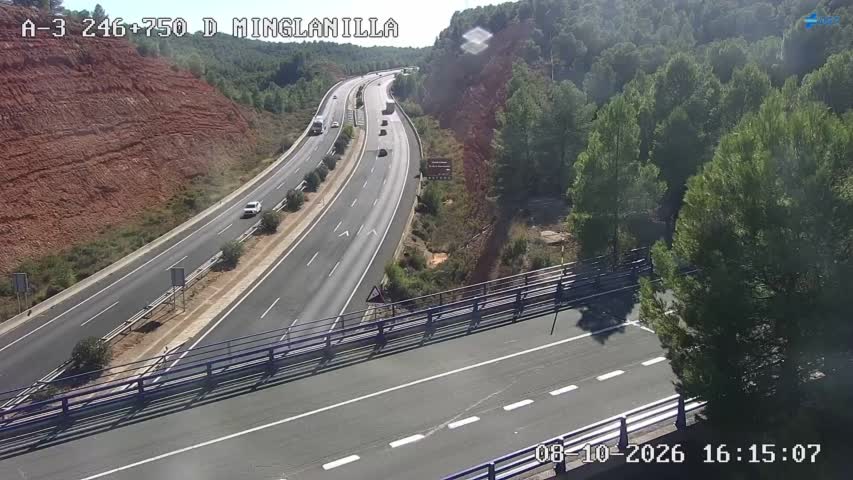 Cámara de tráfico en la A-3, km 246.75