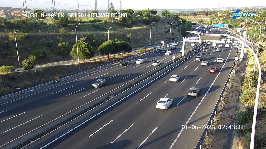 Madrid — M-40 km 53