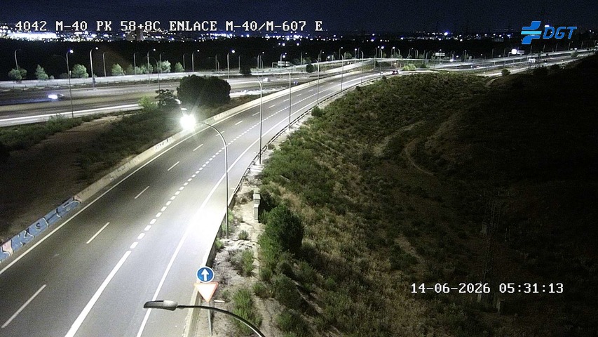 Madrid — M-40 km 59