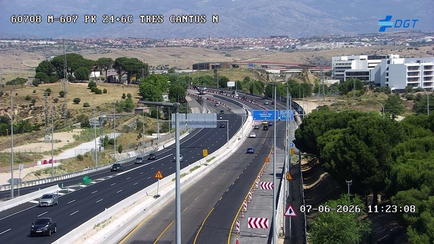 Madrid — M-607 km 25