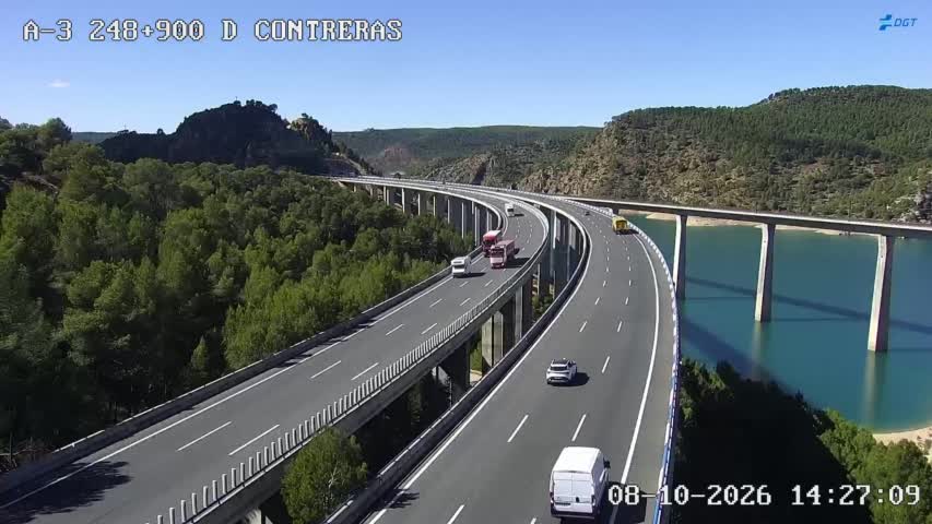 Cámara de tráfico en la A-3, km 248.9