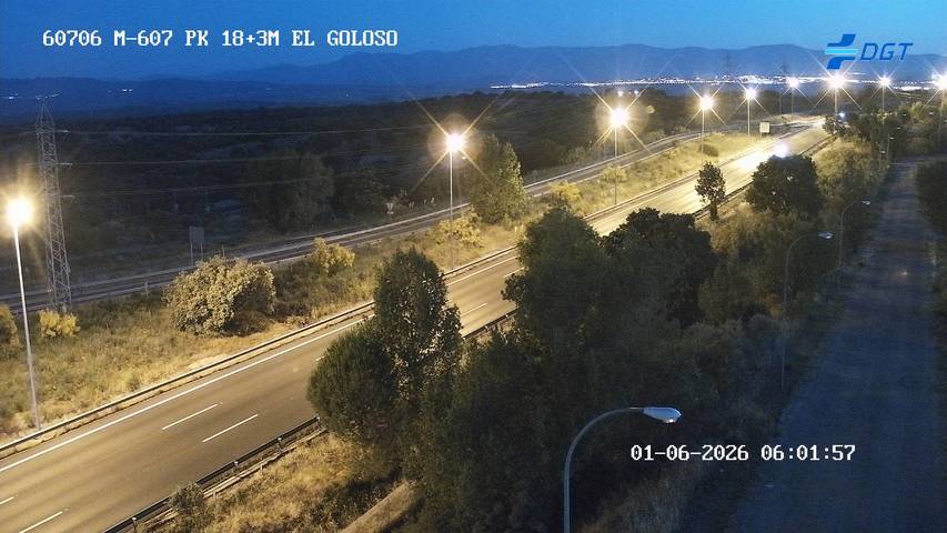 Madrid — M-607 km 18