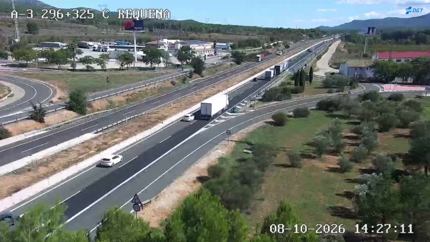 Cámara de tráfico en la A-3, km 296.325