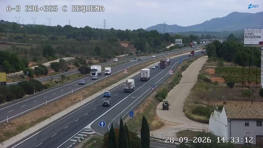 Cámara Valencia A-3 Km 296,3