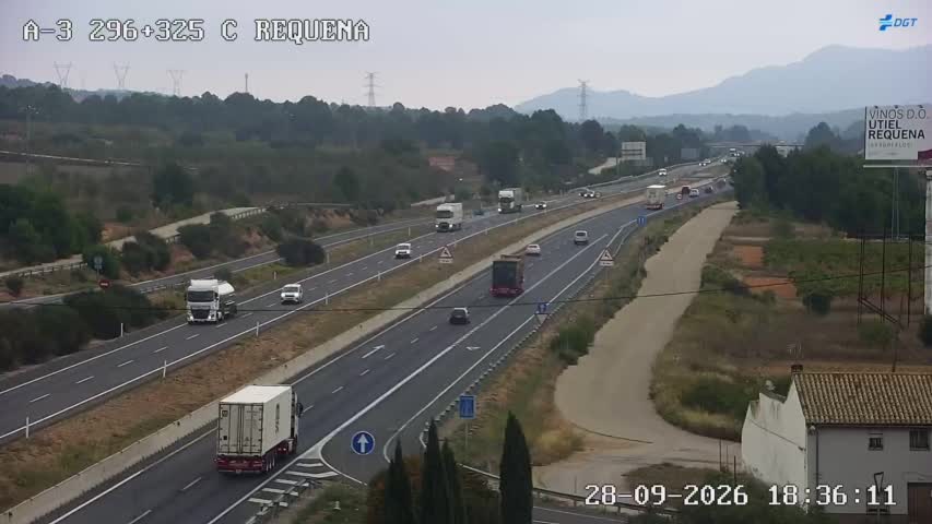 Cámara Valencia A-3 Km 296,3