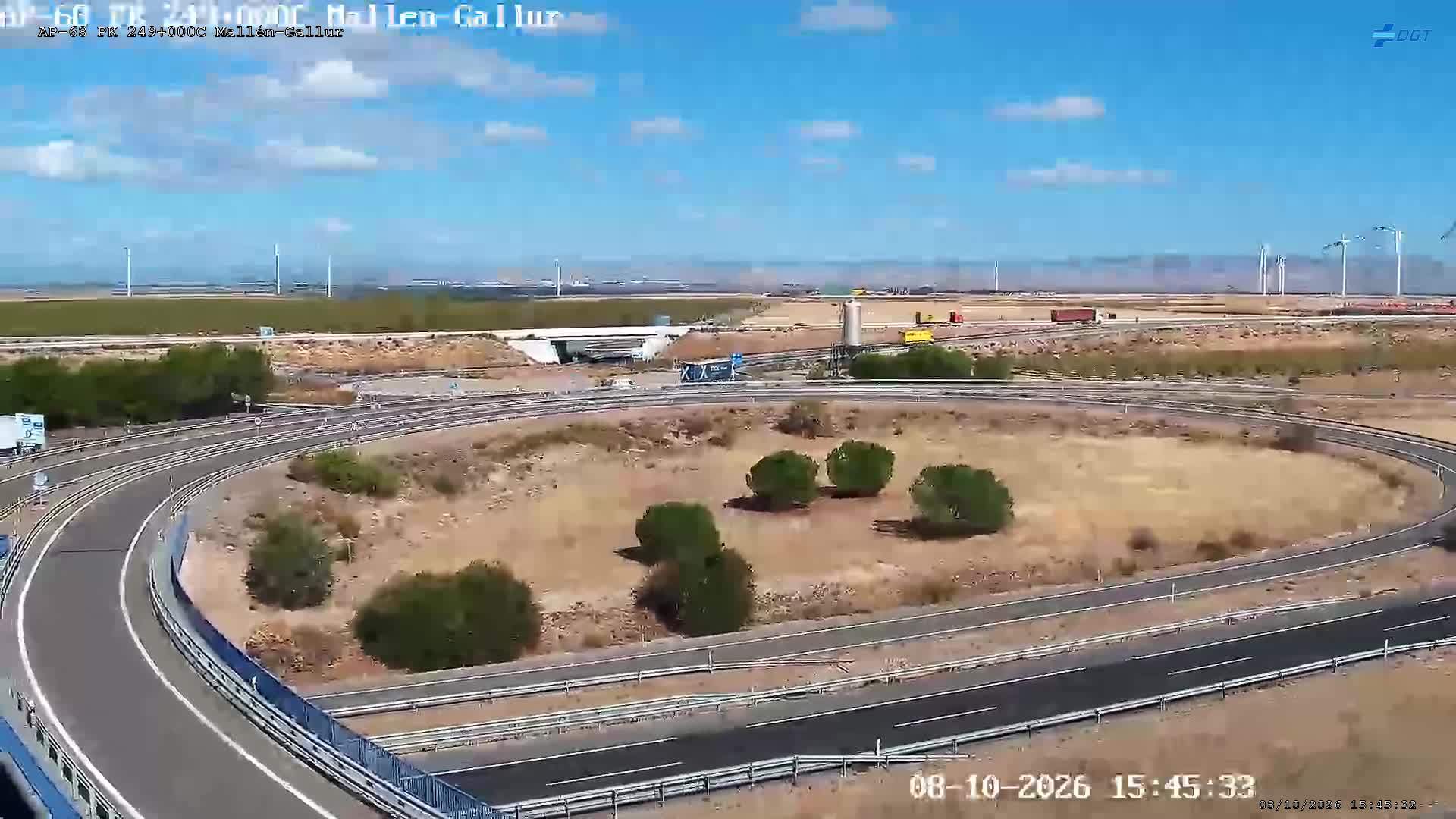 Cámara de tráfico en la AP-68, km 249.0