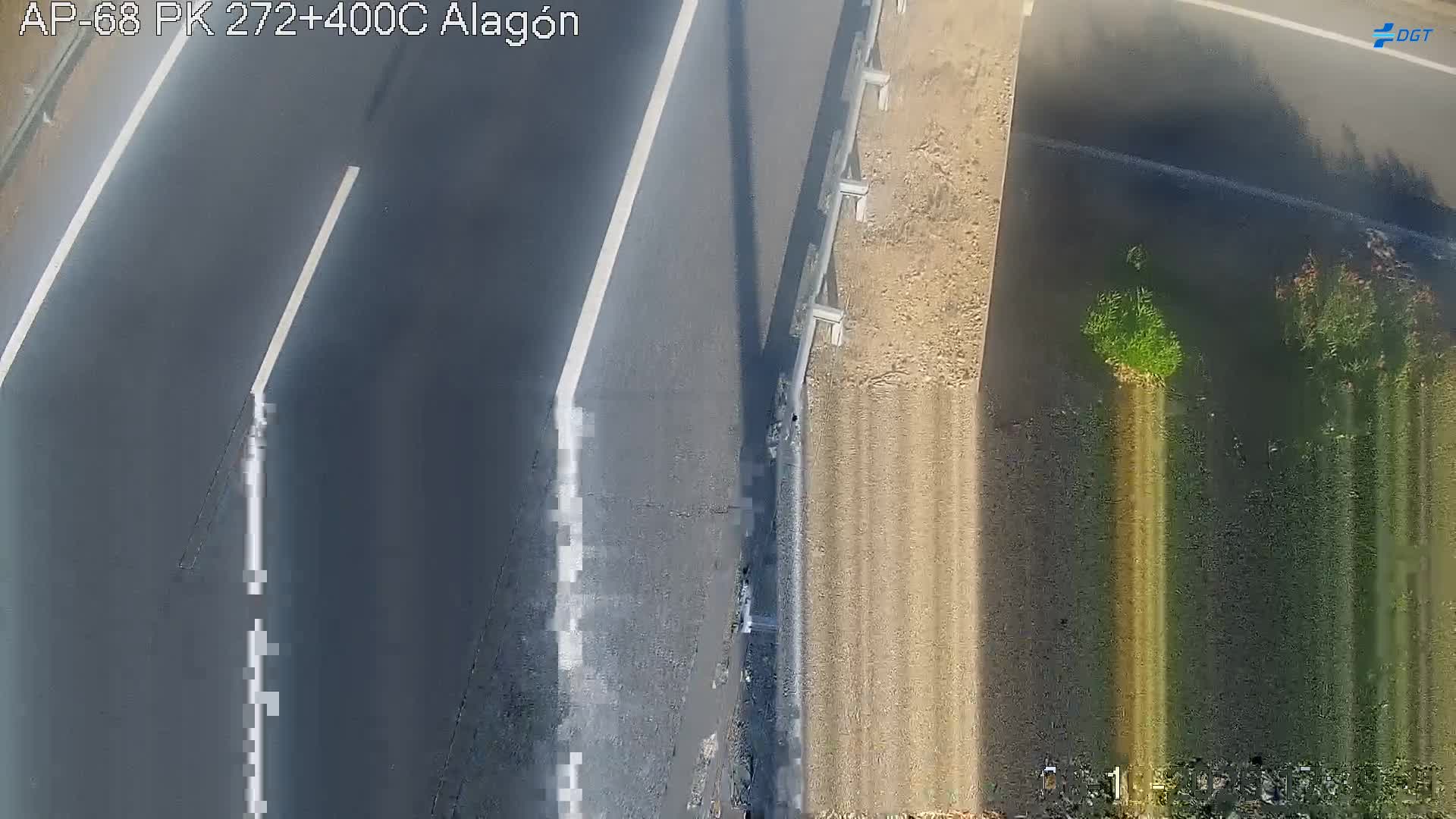 Cámara de tráfico en la AP-68, km 272.4