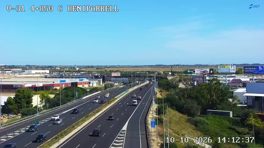 Cámara de tráfico en la V-31, km 4.85