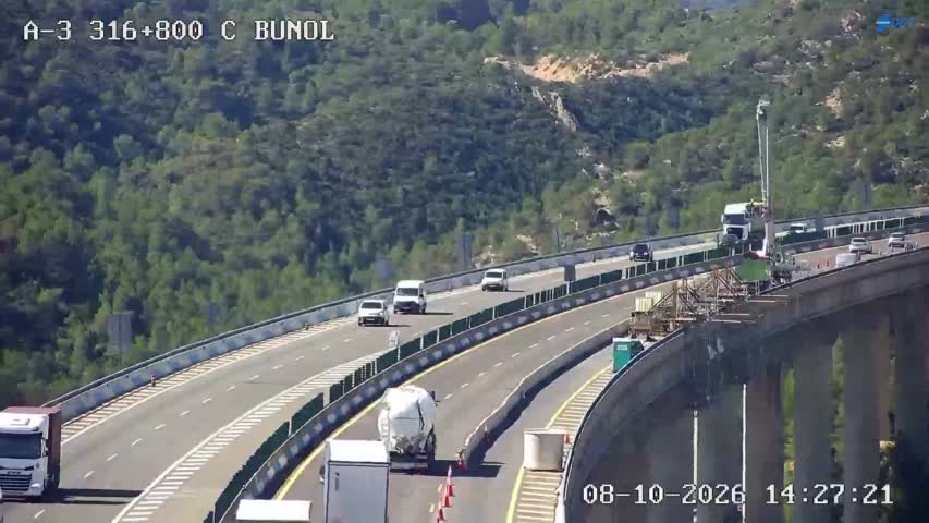 Cámara de tráfico en la A-3, km 316.8