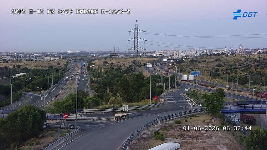 Madrid — M-12 km 9