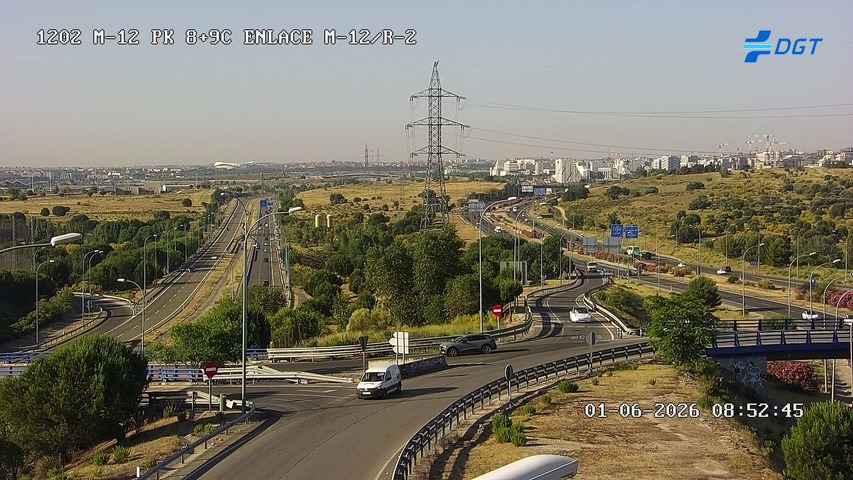 Madrid — M-12 km 9