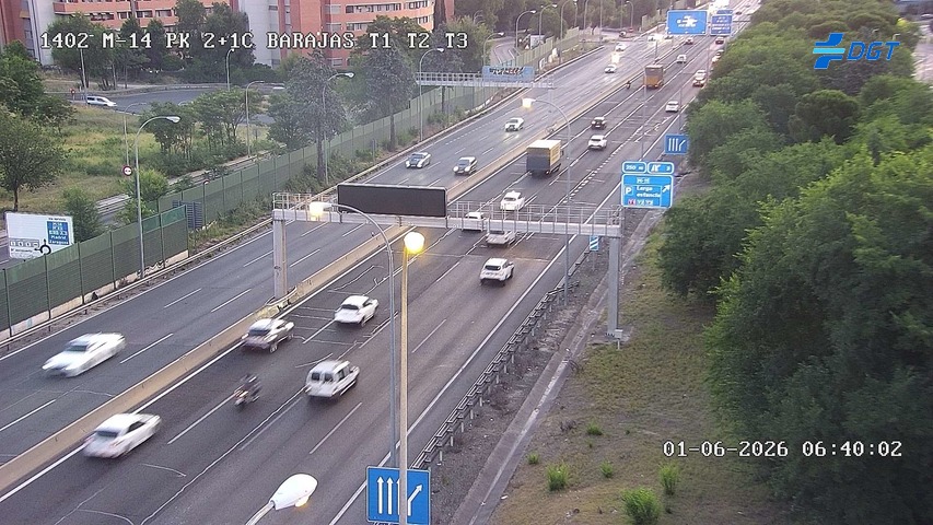 Madrid — M-14 km 2