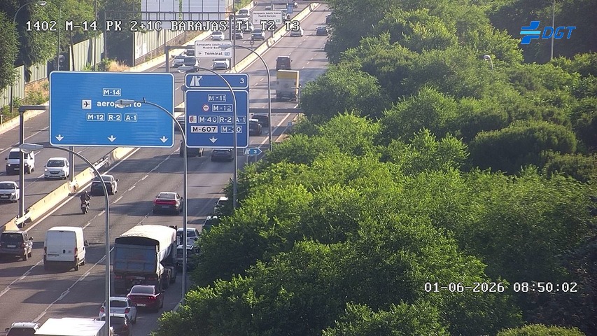 Madrid — M-14 km 2