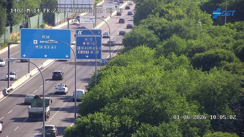 Madrid — M-14 km 2