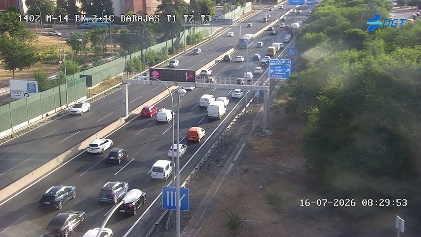 Madrid — M-14 km 2