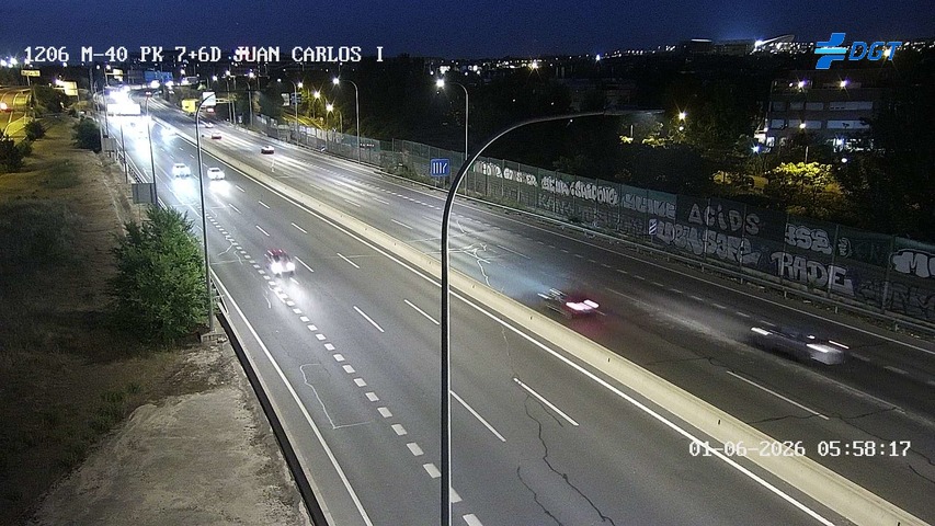 Madrid — M-40 km 8