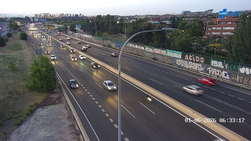 Madrid — M-40 km 8