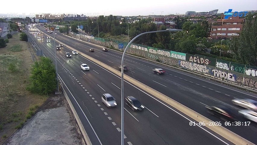 Madrid — M-40 km 8