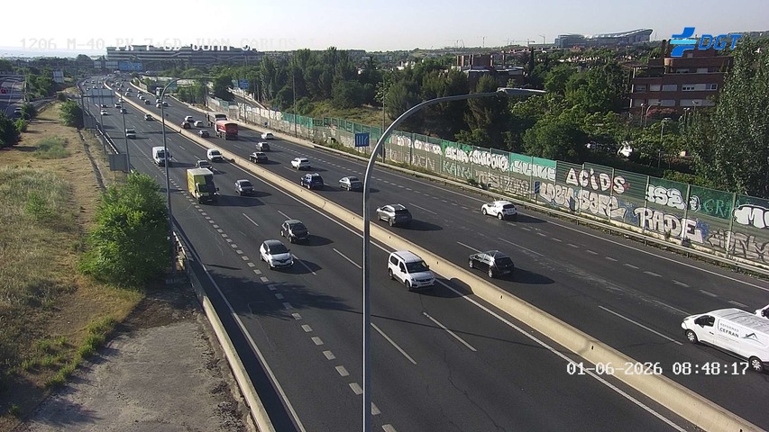 Madrid — M-40 km 8
